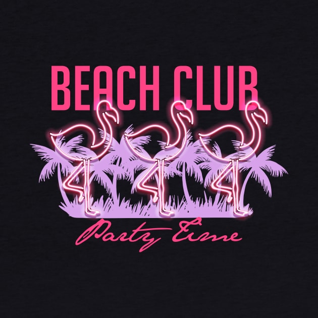 Beach Club Party Time by luckydream